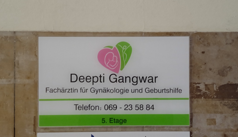 Praxisschild